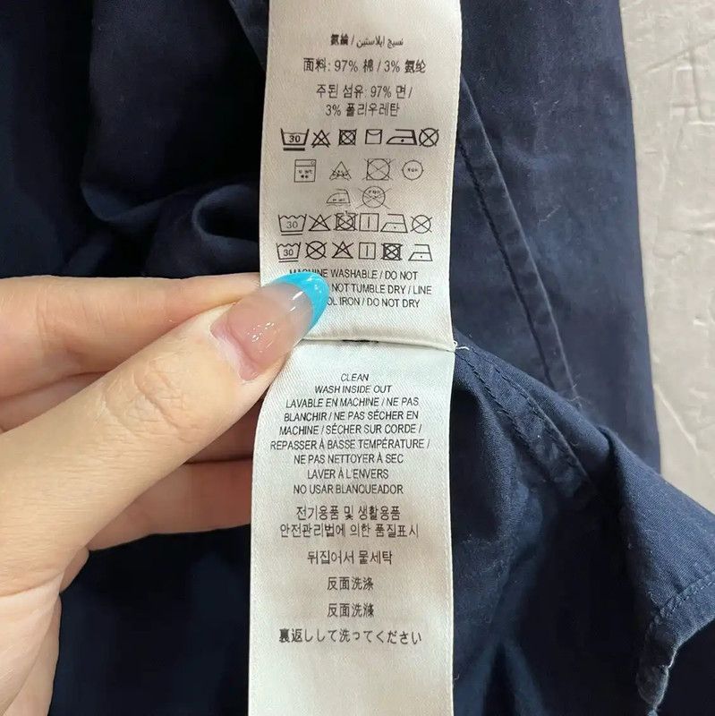 Burberry Burberry Blue Cotton Short Sleeve Shirt Size US XS / EU 42 / 0 - 7 Thumbnail