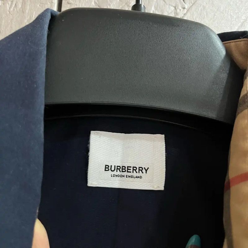 Burberry Burberry Blue Cotton Short Sleeve Shirt Size US XS / EU 42 / 0 - 4 Thumbnail