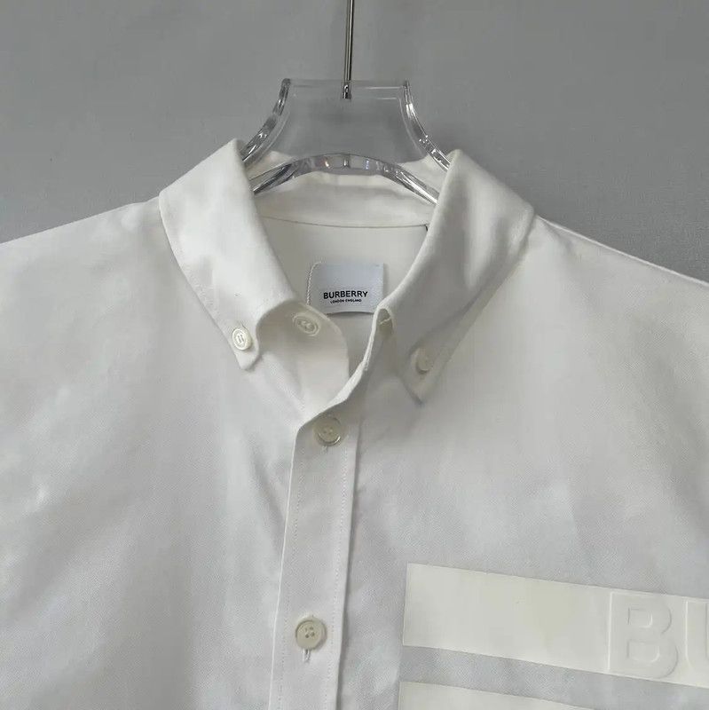 Burberry Burberry White Long Sleeve Men's Shirt Size US M / EU 48-50 / 2 - 4 Thumbnail