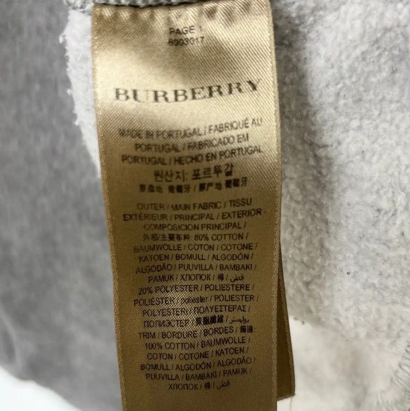 Burberry Burberry Gray Men's Sweatshirt XXL Size US XXL / EU 58 / 5 - 5 Thumbnail