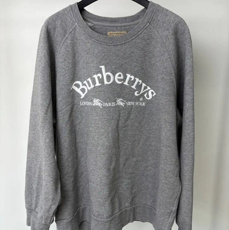 Burberry Burberry Gray Men's Sweatshirt XXL Size US XXL / EU 58 / 5 - 2 Thumbnail