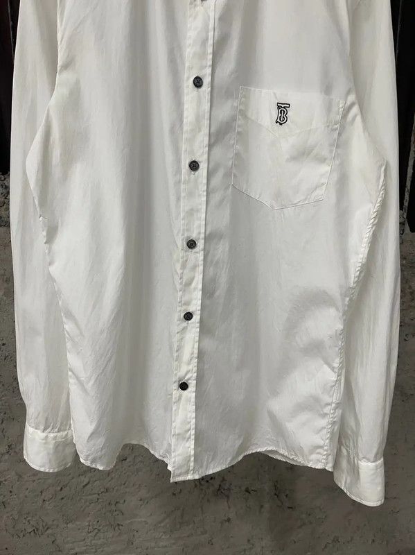 Burberry Burberry Men's White Long Sleeve Shirt Size US M / EU 48-50 / 2 - 4 Thumbnail