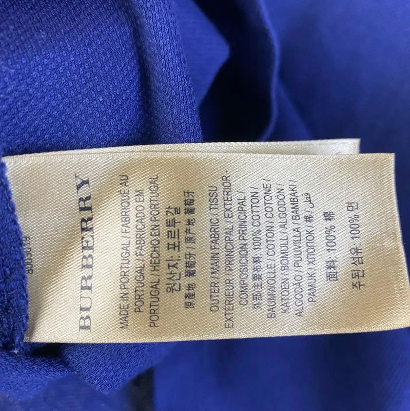 Burberry Burberry Summer Blue Cotton Embroidered Polo Size US XS / EU 42 / 0 - 5 Thumbnail