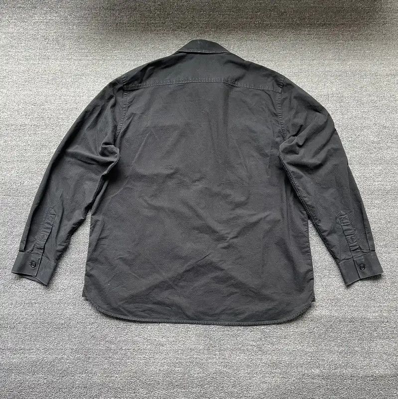 Burberry Burberry Black Cotton Long Sleeve Shirt Size US XL / EU 56 / 4 - 2 Thumbnail