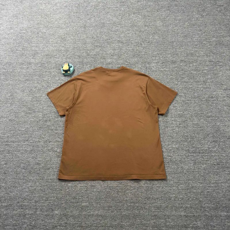 Burberry Burberry Brown Cotton Men's T-Shirt Size M Size US M / EU 48-50 / 2 - 2 Thumbnail