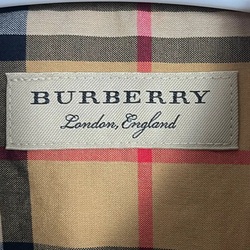 Burberry Burberry Khaki Cotton Short Sleeve Shirt Size US M / EU 48-50 / 2 - 3 Thumbnail