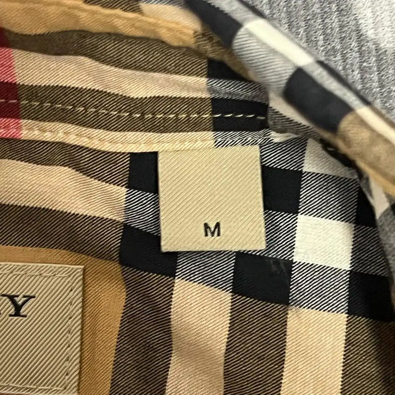 Burberry Burberry Khaki Cotton Short Sleeve Shirt Size US M / EU 48-50 / 2 - 6 Thumbnail