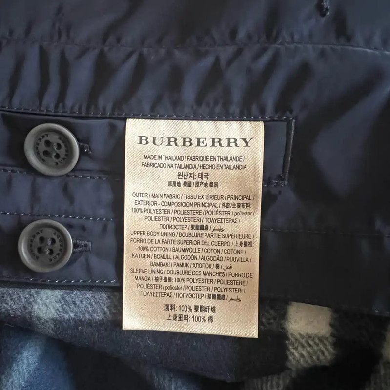 Burberry Burberry Black Polyester Long Sleeve Jacket Size US S / EU 44-46 / 1 - 6 Thumbnail