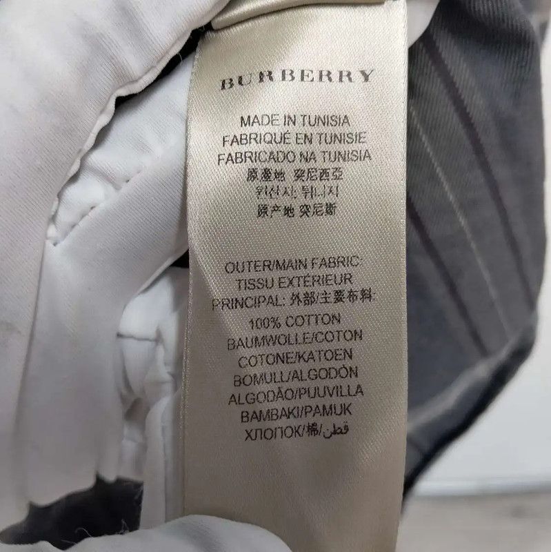 Burberry Burberry Men's Long Sleeve Shirt in Dark Gray Size US XS / EU 42 / 0 - 5 Thumbnail