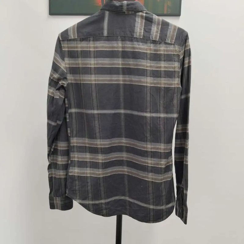 Burberry Burberry Men's Long Sleeve Shirt in Dark Gray Size US XS / EU 42 / 0 - 2 Thumbnail
