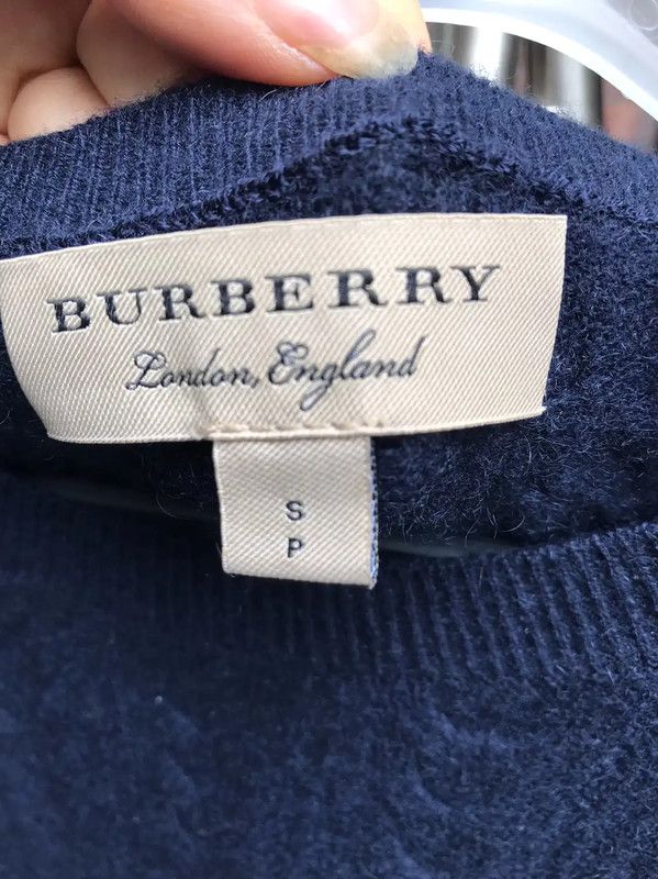 Burberry Burberry Winter Blue Wool Men's Sweater Size US S / EU 44-46 / 1 - 5 Thumbnail
