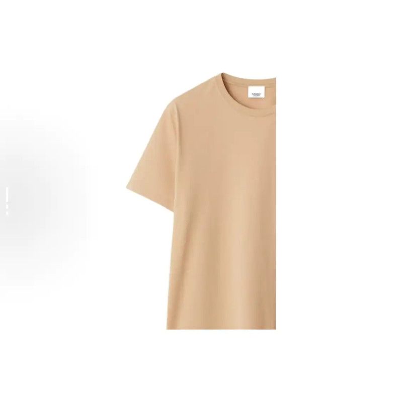 Burberry Burberry Men's Khaki Cotton T-Shirt Size US S / EU 44-46 / 1 - 4 Thumbnail