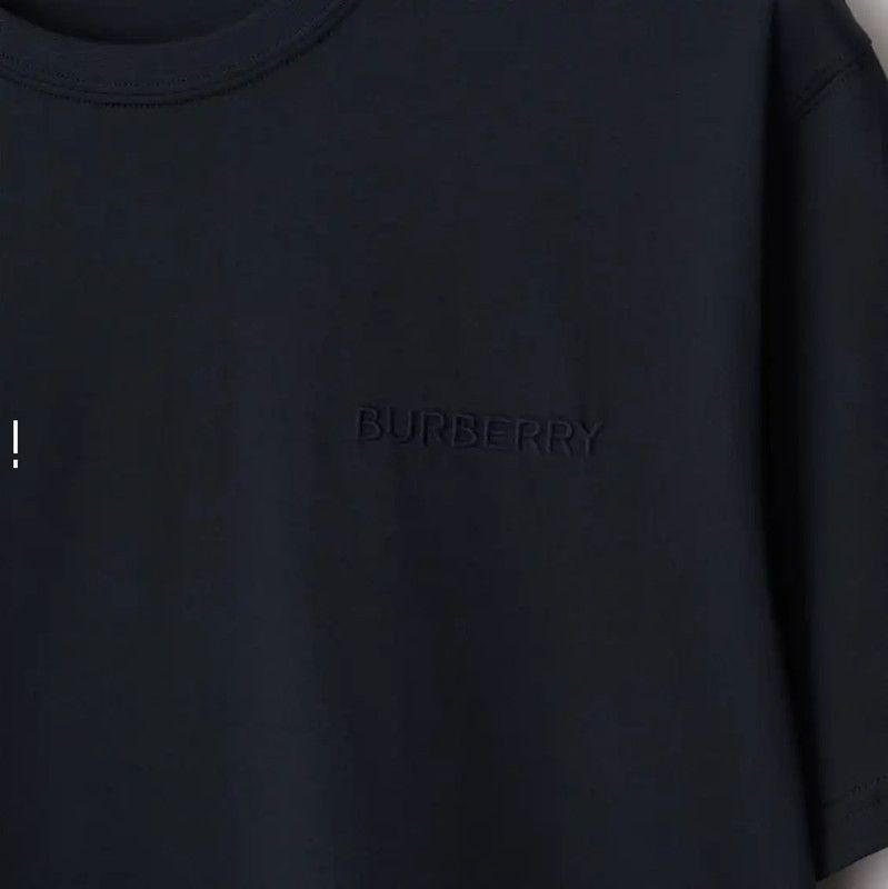 Burberry Burberry Blue Cotton Men's T-Shirt Size US S / EU 44-46 / 1 - 3 Thumbnail