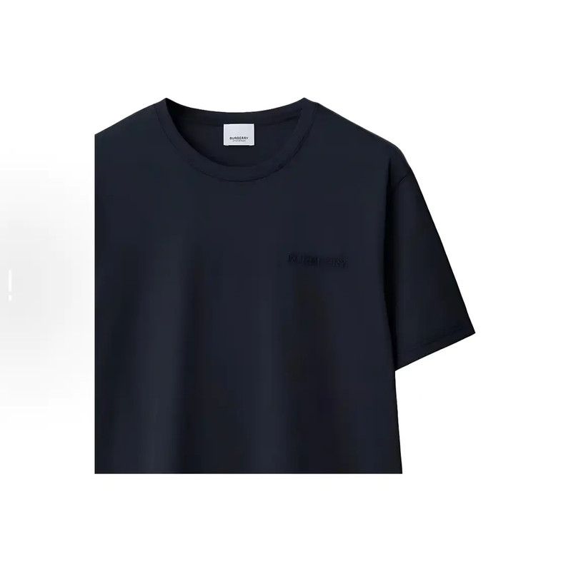 Burberry Burberry Blue Cotton Men's T-Shirt Size US S / EU 44-46 / 1 - 7 Thumbnail