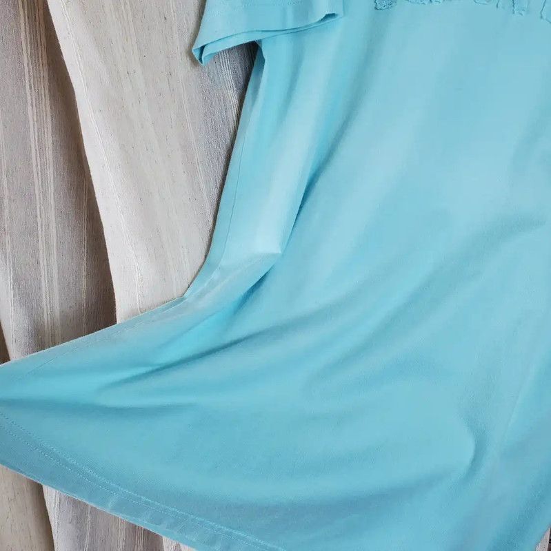 Burberry Burberry Summer Blue Cotton Short Sleeve T-Shirt Size US M / EU 48-50 / 2 - 8 Thumbnail