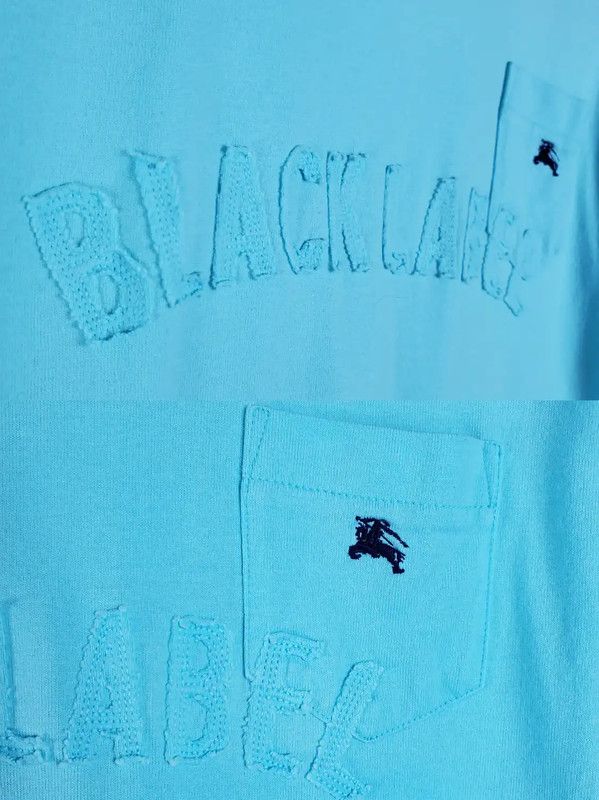 Burberry Burberry Summer Blue Cotton Short Sleeve T-Shirt Size US M / EU 48-50 / 2 - 5 Thumbnail