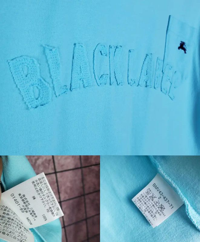 Burberry Burberry Summer Blue Cotton Short Sleeve T-Shirt Size US M / EU 48-50 / 2 - 7 Thumbnail