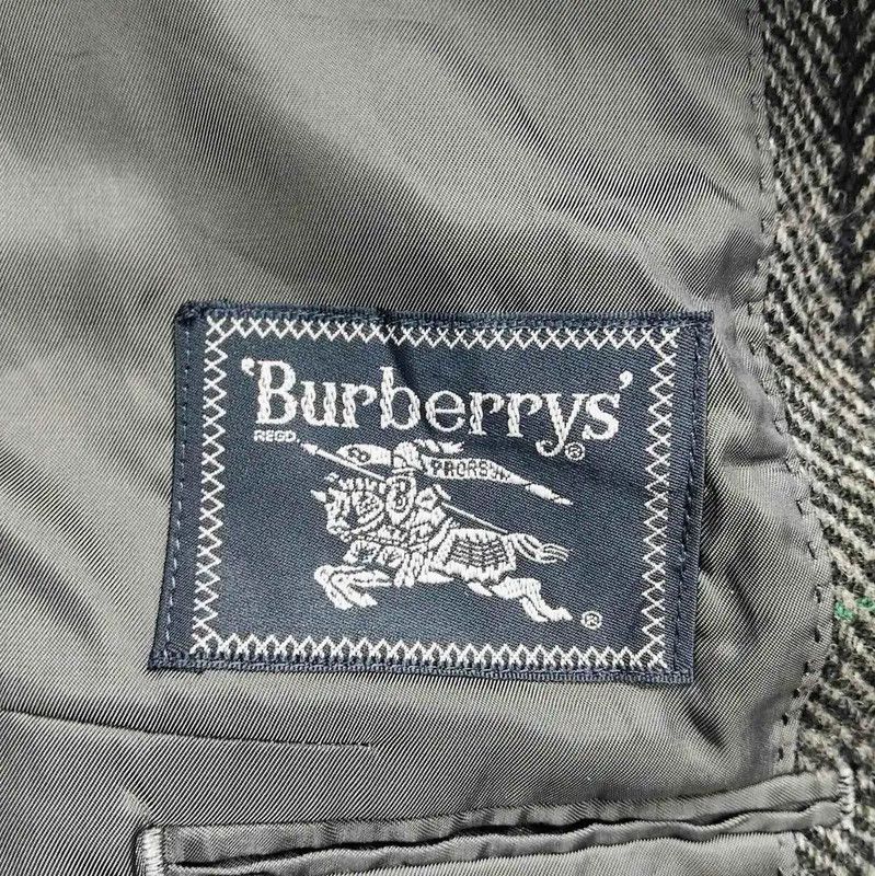 Burberry Burberry Men's Gray Wool Long Sleeve Coat Size US L / EU 52-54 / 3 - 3 Thumbnail