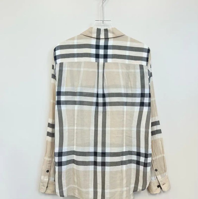 Burberry Burberry Khaki Long Sleeve Men's Shirt Size US S / EU 44-46 / 1 - 2 Thumbnail