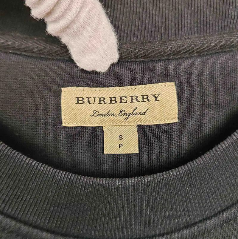 Burberry Burberry Black Cotton Men's Sweatshirt Size S Size US S / EU 44-46 / 1 - 3 Thumbnail