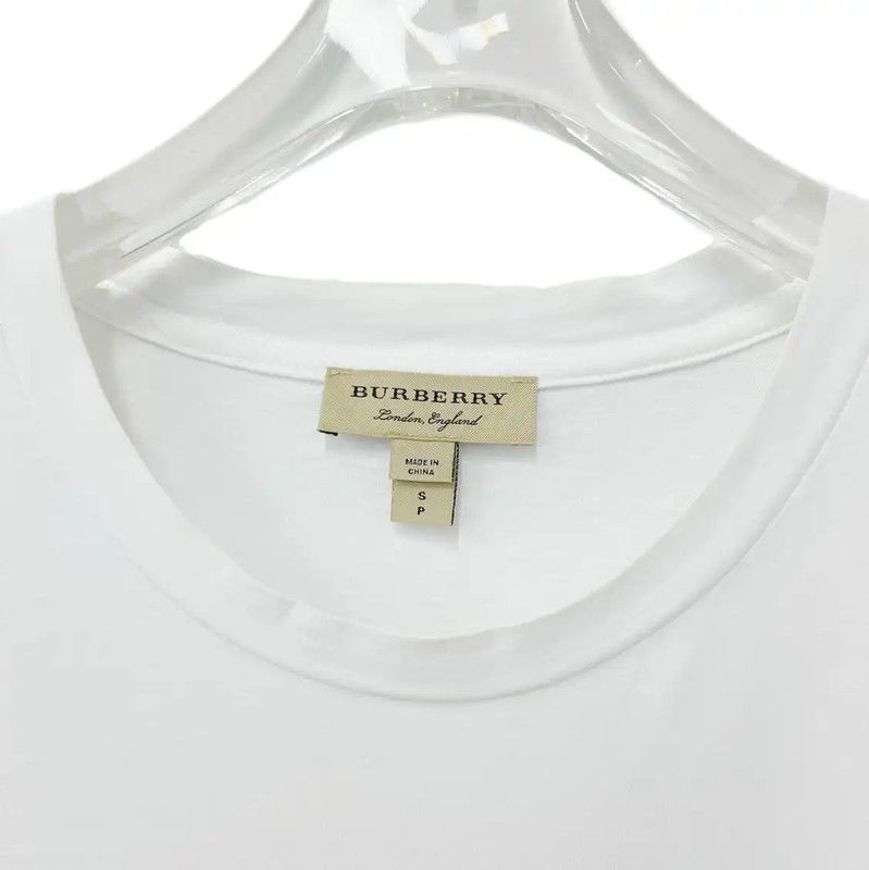 Burberry Burberry White Cotton Men's T-Shirt Size US S / EU 44-46 / 1 - 3 Thumbnail