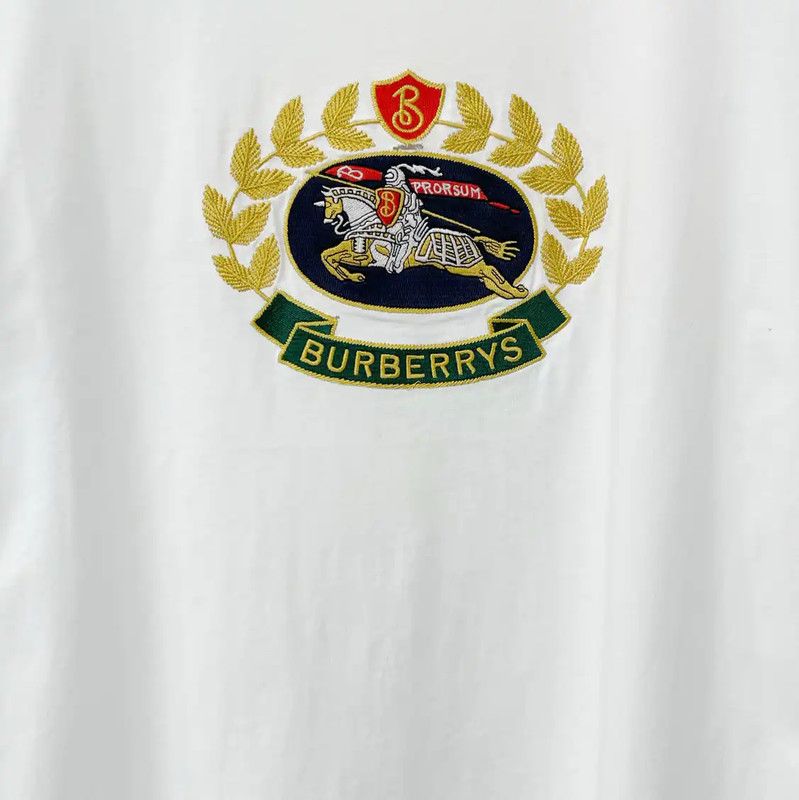 Burberry Burberry White Cotton Men's T-Shirt Size US S / EU 44-46 / 1 - 6 Thumbnail