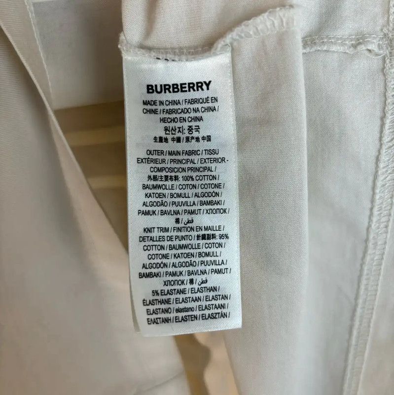 Burberry Burberry Men's Beige Cotton Logo Short Sleeve T-Shirt Size US S / EU 44-46 / 1 - 5 Thumbnail