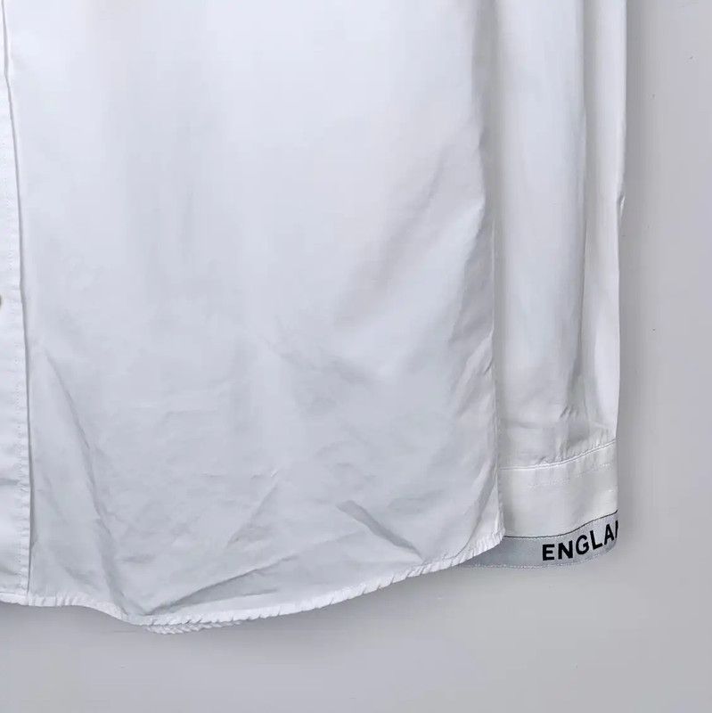 Burberry Burberry Men's White Cotton Long Sleeve Shirt Size US M / EU 48-50 / 2 - 4 Thumbnail