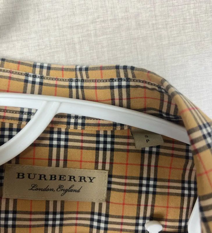 Burberry Burberry Men's Yellow Cotton Shirt Size US S / EU 44-46 / 1 - 4 Thumbnail