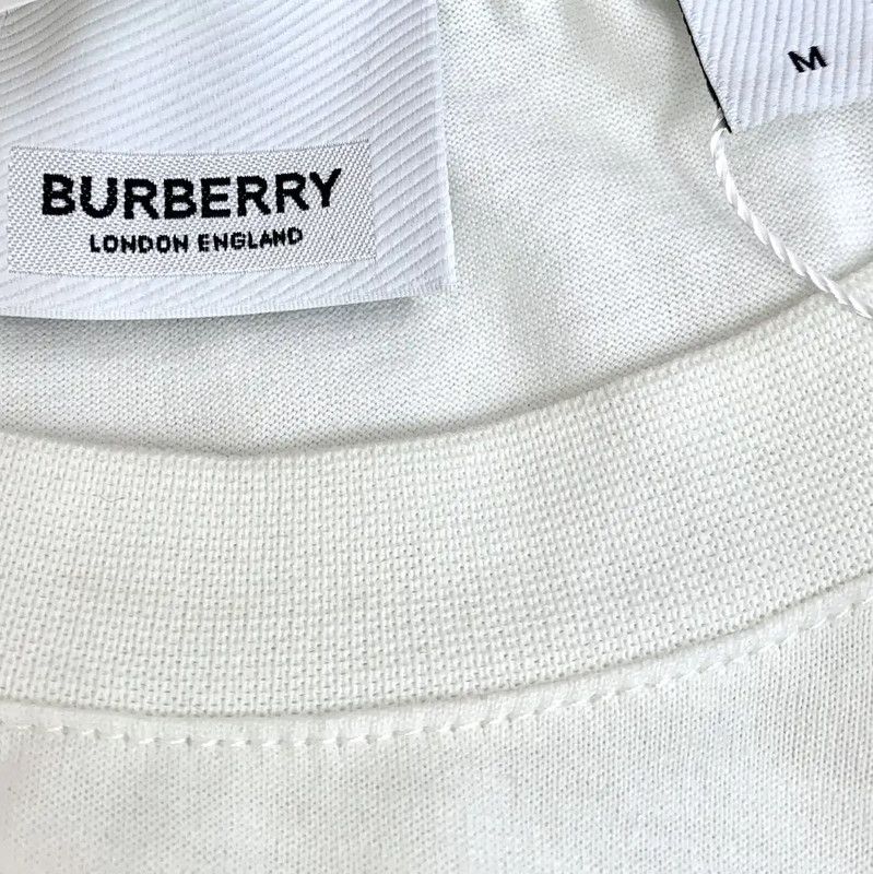 Burberry Burberry White Cotton Men's T-Shirt Size US M / EU 48-50 / 2 - 6 Thumbnail