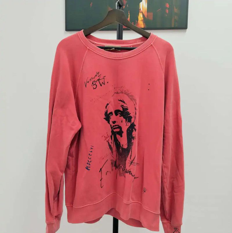 Burberry Burberry Men's Long Sleeve Sweatshirt in Brick Red Size US M / EU 48-50 / 2 - 2 Thumbnail