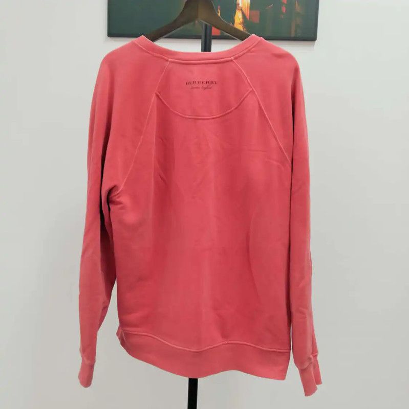 Burberry Burberry Men's Long Sleeve Sweatshirt in Brick Red Size US M / EU 48-50 / 2 - 3 Thumbnail