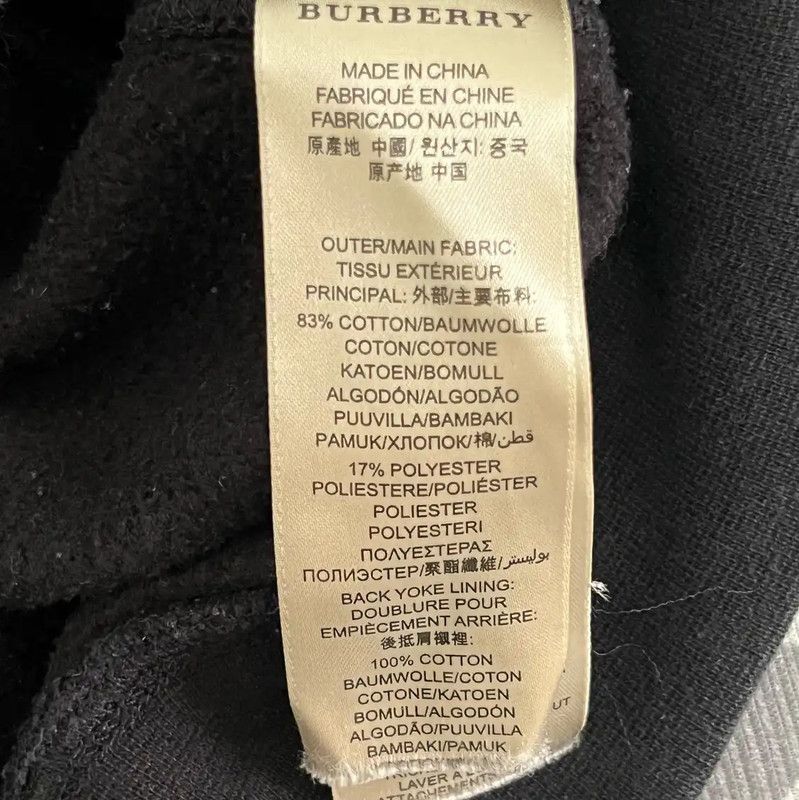 Burberry Burberry Black Cotton Men's Jacket Size US S / EU 44-46 / 1 - 4 Thumbnail