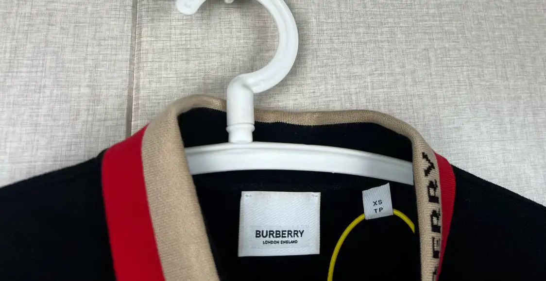 Burberry Burberry Black Cotton Men's Polo Shirt Size US XS / EU 42 / 0 - 4 Thumbnail