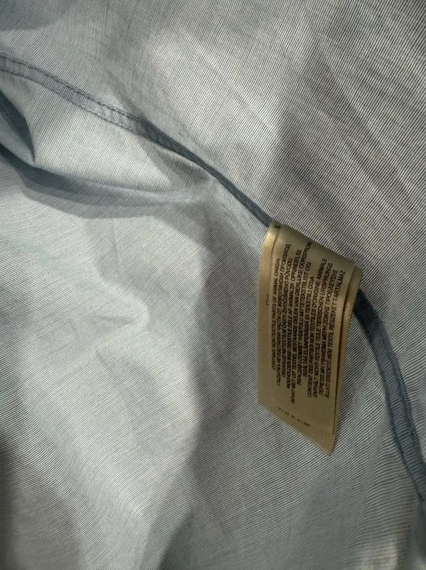 Burberry Burberry Light Blue Cotton Long Sleeve Shirt Size US XL / EU 56 / 4 - 5 Thumbnail