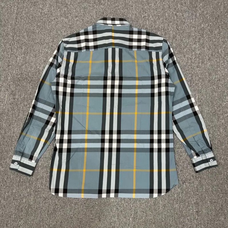 Burberry Burberry Color Block Cotton Shirt for Men Size US M / EU 48-50 / 2 - 2 Thumbnail