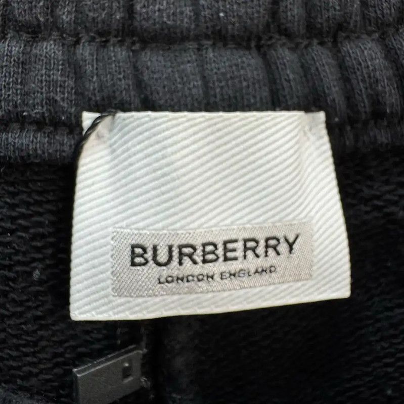 Burberry Burberry Black Cotton Check Drawstring Pants Size US 26 / EU 42 - 5 Thumbnail