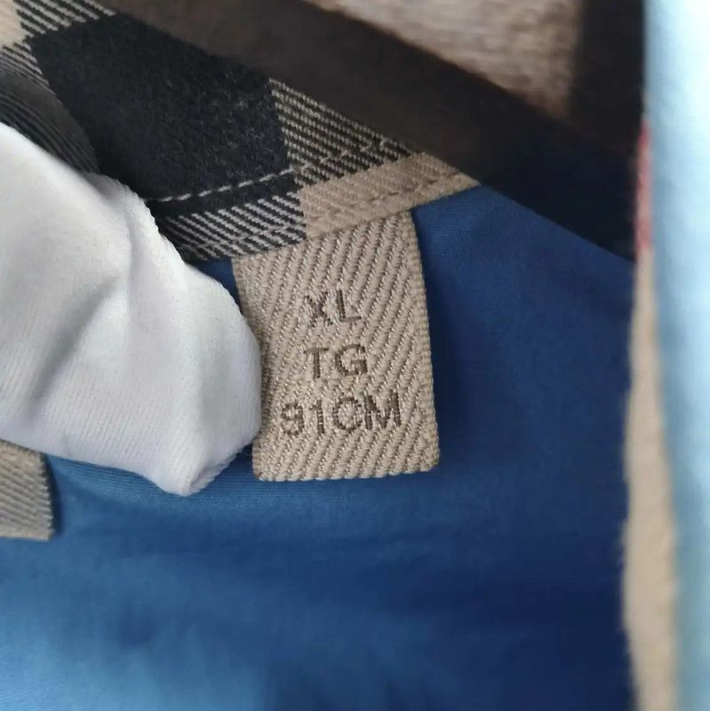 Burberry Burberry Blue Cotton Long Sleeve Shirt for Men Size US XL / EU 56 / 4 - 4 Thumbnail