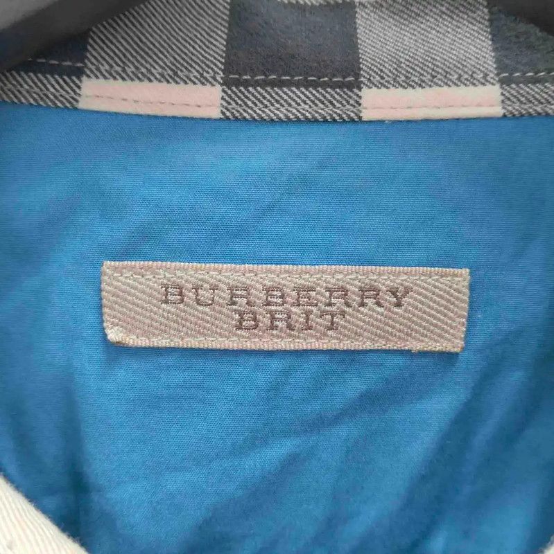Burberry Burberry Blue Cotton Long Sleeve Shirt for Men Size US XL / EU 56 / 4 - 3 Thumbnail