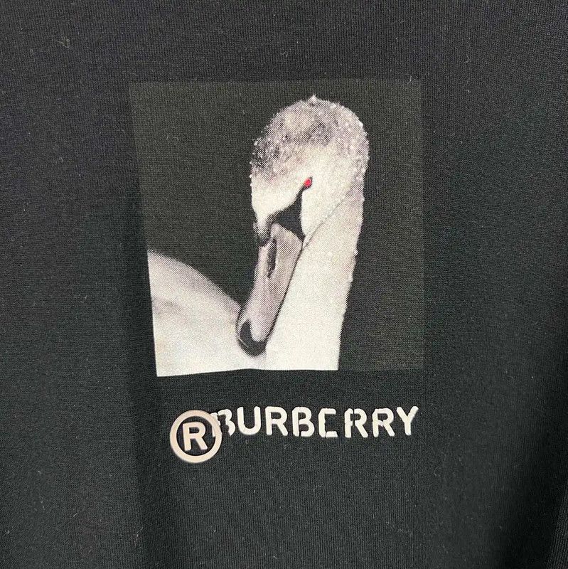 Burberry Burberry Black Cotton Men's T-Shirt Size US XS / EU 42 / 0 - 7 Thumbnail