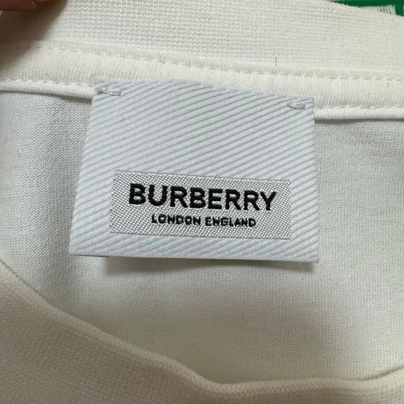 Burberry Burberry White Cotton Logo Pocket T-Shirt Size US M / EU 48-50 / 2 - 3 Thumbnail