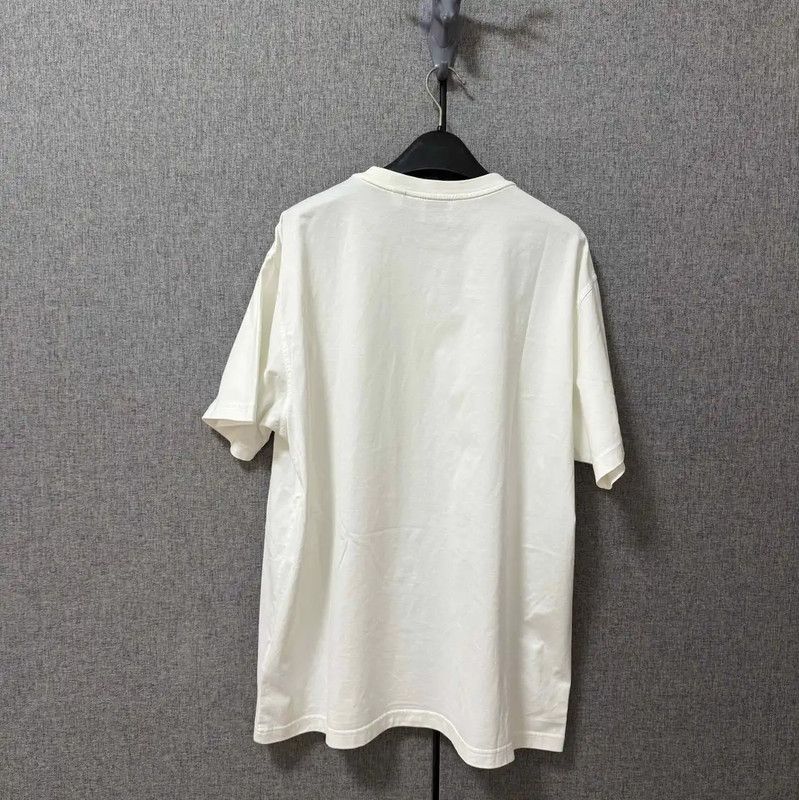 Burberry Burberry White Cotton Logo Pocket T-Shirt Size US M / EU 48-50 / 2 - 2 Thumbnail