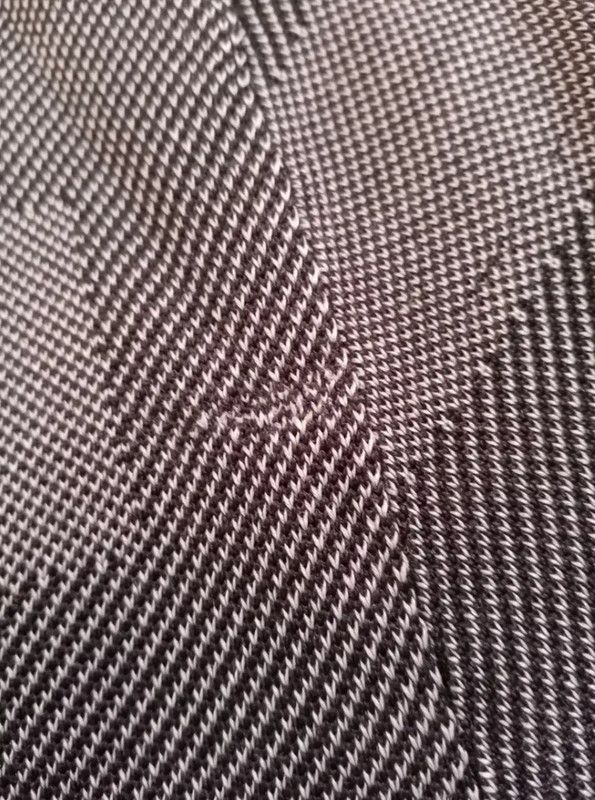 Burberry Burberry Gray Silk Check Knit Sweater Size US M / EU 48-50 / 2 - 6 Thumbnail