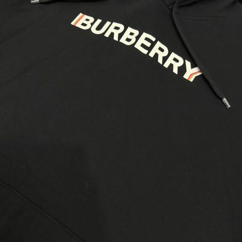 Burberry Burberry Black Cotton Hoodie for Men Size US XXL / EU 58 / 5 - 3 Thumbnail