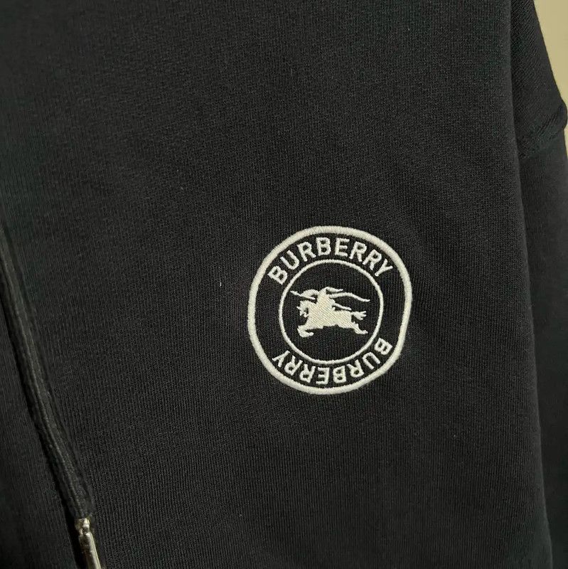 Burberry Burberry Navy Cotton Zip-Up Hoodie for Men Size US S / EU 44-46 / 1 - 5 Thumbnail