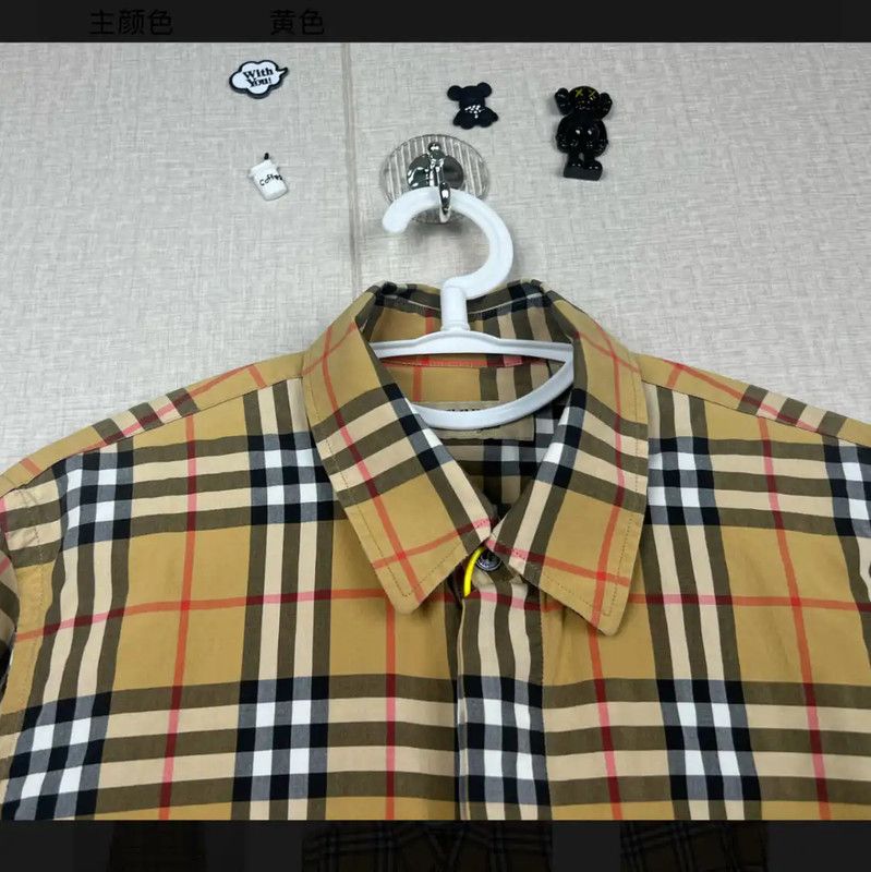Burberry Burberry Yellow Cotton Long Sleeve Shirt Size US XXS / EU 40 - 2 Thumbnail