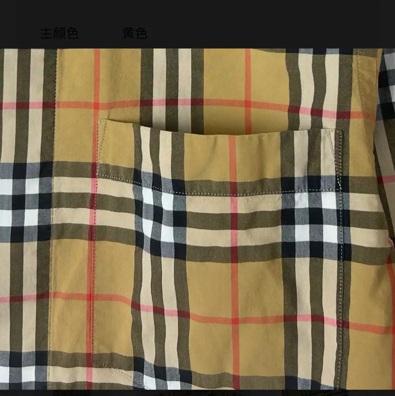 Burberry Burberry Yellow Cotton Long Sleeve Shirt Size US XXS / EU 40 - 4 Thumbnail