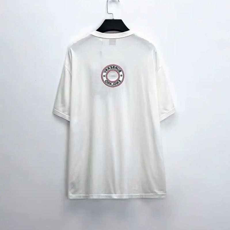 Burberry Burberry Men's White Logo Short Sleeve T-Shirt Size US XS / EU 42 / 0 - 2 Thumbnail