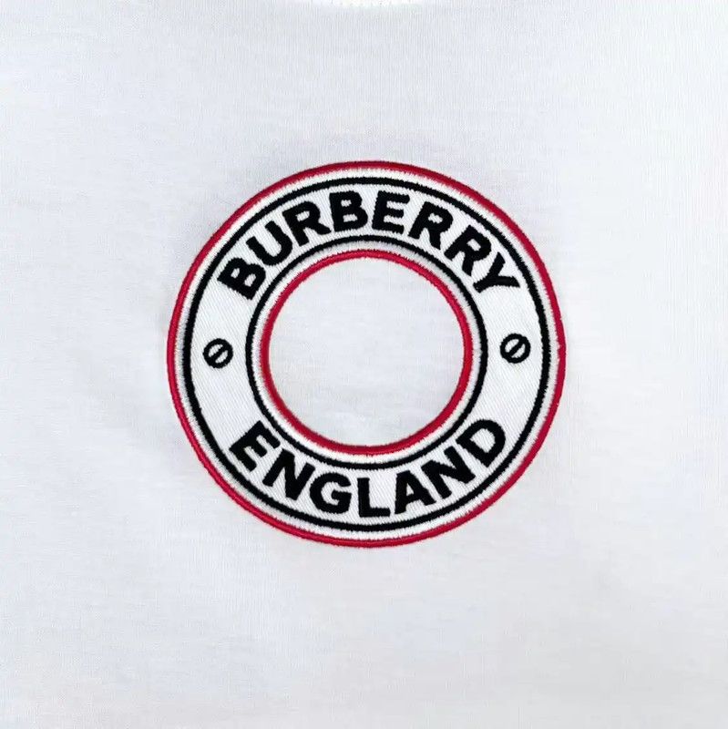 Burberry Burberry Men's White Logo Short Sleeve T-Shirt Size US XS / EU 42 / 0 - 3 Thumbnail