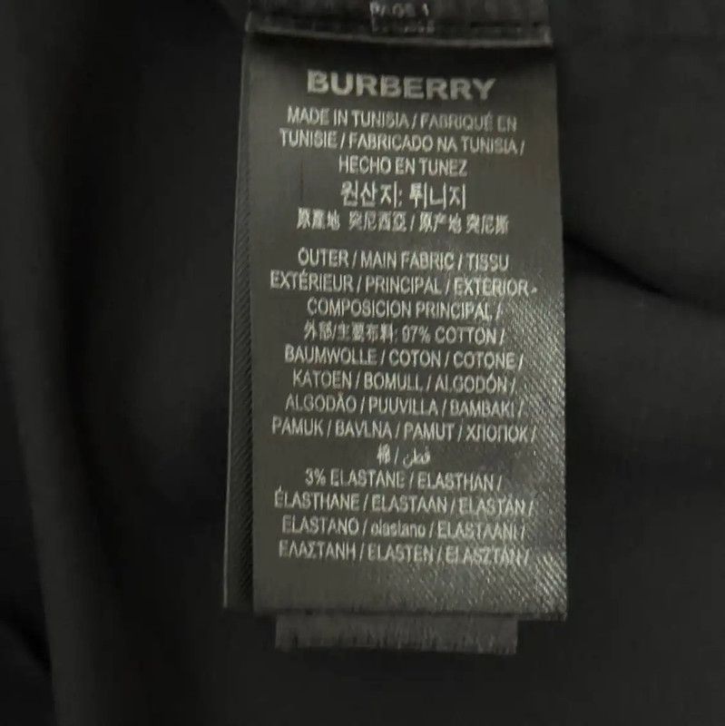 Burberry Burberry Black Check Long Sleeve Shirt Size US M / EU 48-50 / 2 - 5 Thumbnail